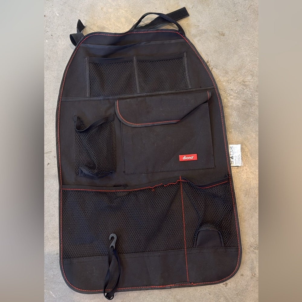 Black Diono Car Seat Organizer